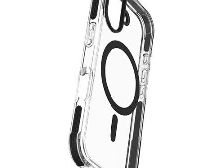 Capa MagSafe Cellular Line Tetra Force Strong Guard Mag para iPhone 16 Plus - Transparente   Preta For Discount