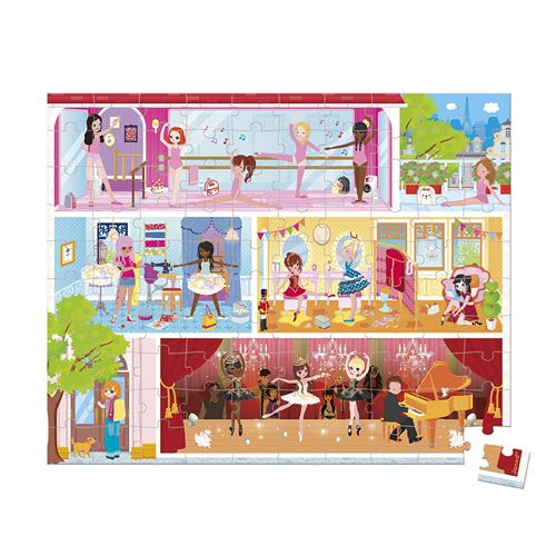 Puzzle Academia de Dança - 100 Peças - Janod Discount