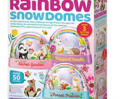 Arco-Íris KidzMaker Glitter Rainbow Snow Dome - 4M | Sig Toys Online