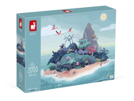 Puzzle Island Mystique - 2000 Peças - Janod Fashion