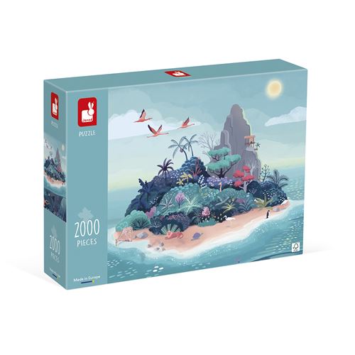 Puzzle Island Mystique - 2000 Peças - Janod Fashion