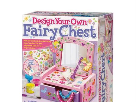 Baú de Jóias para Pintar - Design Your Own Fairy Chest - 4M | Sig Toys For Sale