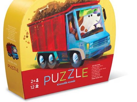 Mini Puzzle Go Big Dog -12 Peças - Crocodile Creek | Sig Toys For Sale