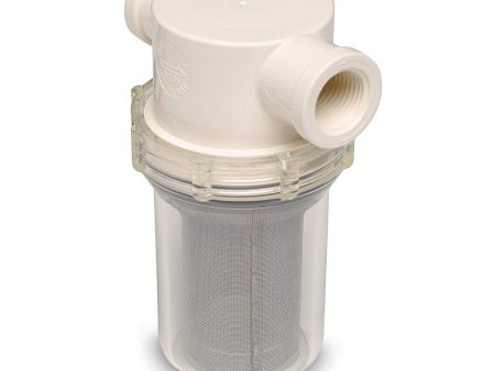 Shurflo by Pentair 3 4  Raw Water Strainer w Bracket & Fittings - 50 Mesh Screen - 253-221-01 Online