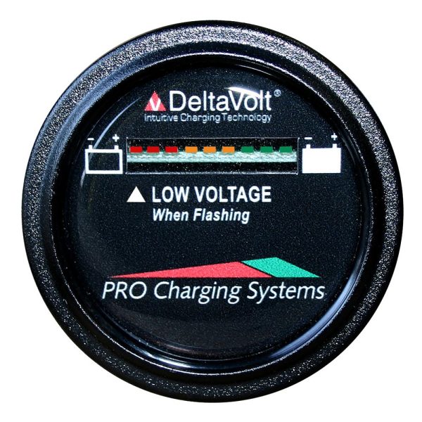 Dual Pro Battery Fuel Gauge - DeltaView Link Compatible - 72V System (6-12V Batteries, 12-6V Batteries, 9-8V Batteries) - BFGWOV72V Discount