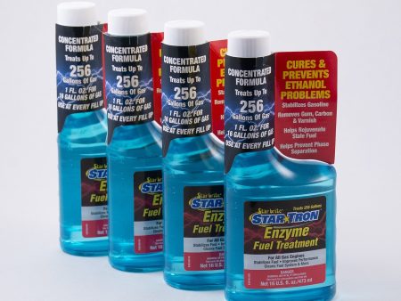 Starbrite - Star Tron Enzyme Fuel Treatment - Concentrated Gas Formula - 16 oz. - 4 Pack - 93016 Cheap