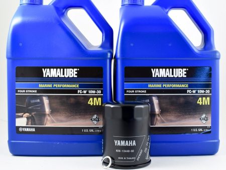 Yamaha VF200 VF225 VF250 SHO 10W-30 Oil Change Kit Hot on Sale