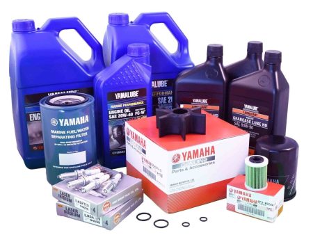 Yamaha XF245 100 Hour Service Maintenance Kit With Cooling - Yamalube 20W-40 - All Models Supply