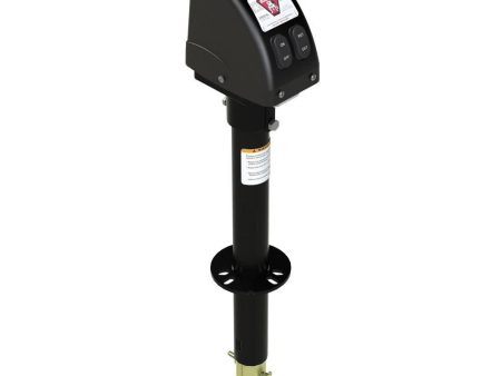 Bulldog 3,500lbs A-Frame RV Jack w Powered Drive - 12V - Black Cover - 500187 For Sale