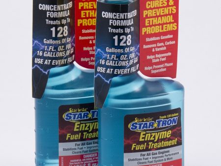 Starbrite - Star Tron Enzyme Fuel Treatment - Concentrated Gas Formula - 8 oz. - 2 Pack - 93008 Online Sale