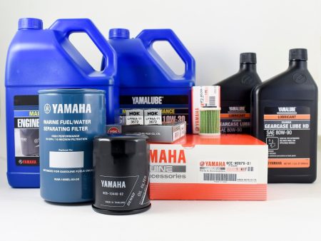 Yamaha VF200 VF225 VF250 SHO 100 Hour Service Maintenance Kit with Cooling - Yamalube 10W-30 - XA Models Only Sale