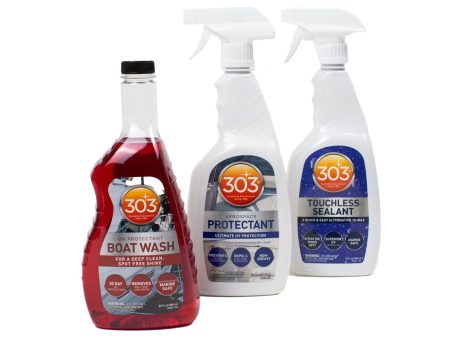 303 Products - Boat Wash and Protectant Kit - Aerospace Protectant - Touchless Sealant - Boat Wash with UV Protectant Online