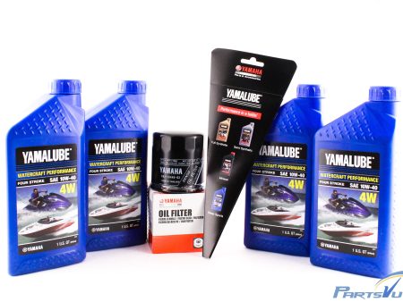 Yamaha Yamalube Boat PWC Waverunner Watercraft II FX HO SHO SVHO FZR FZS VX VXR VXS 190 212 242 AR190 AR192 Oil Change Kit - LUB-10W40-WV-12 - 69J-13440-04-00 Cheap