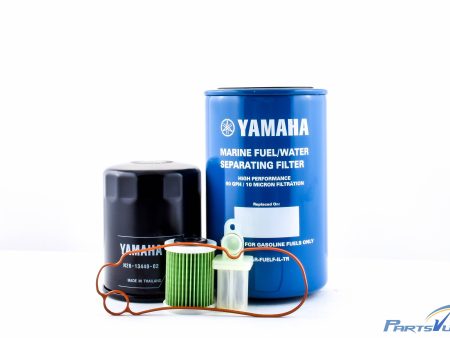 2011 & Newer Yamaha F225 F250 F300 4.2L V6 Oil Fuel VST Filter Kit For Cheap