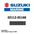 Suzuki - Screw - 02112-0516B For Discount